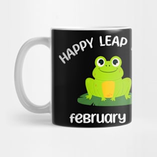 Happy Leap Day Year 2024 February 29th Funny Frog lovers Mug